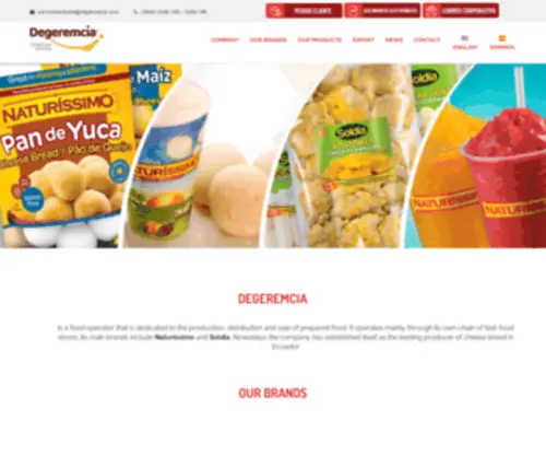 Degeremcia.com(Operador de alimentos) Screenshot