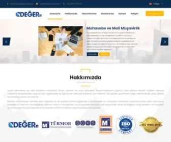 Degersmmm.com(Değer Mali Müşavirlik) Screenshot