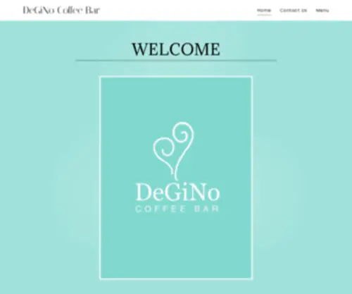 Deginocoffeebar.com(Degino coffee bar) Screenshot