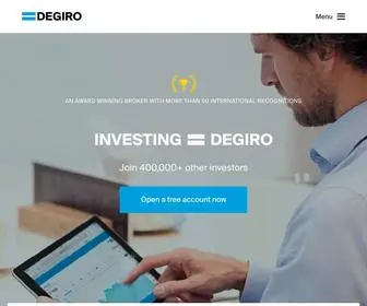 Degiro.ie(Online Stockbroking) Screenshot