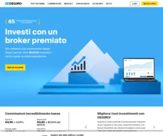 Degiro.it(Online broker) Screenshot