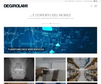 Degirolami.com(Autotrasporti De Girolami) Screenshot