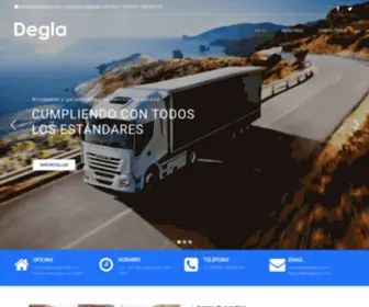 Deglaperu.com(Servicio de Carga a Nivel Nacional) Screenshot