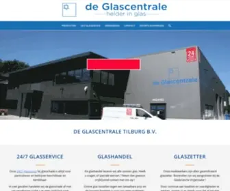 Deglascentrale.nl(Glashandel en Glaszetter in Tilburg) Screenshot