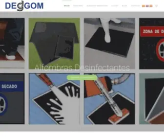 Degom.com(Felpudos y suelos de caucho) Screenshot