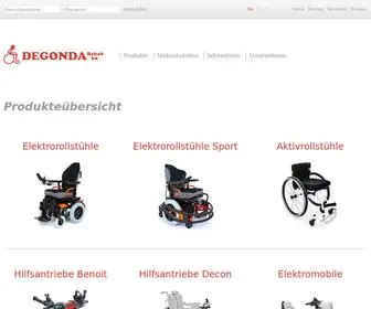 Degonda.ch(Degonda Rehab SA) Screenshot