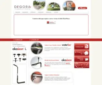 Degora.com(YaÄmursuyu Yönetimi ve Drenaj Çözümleri) Screenshot