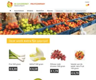 Degoudreinet.nl(Goudreinet & Fruitcompany) Screenshot