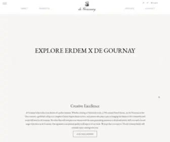 Degournay.com(De Gournay) Screenshot