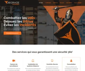 Degracetechnologie.com(Caméras de surveillance et systèmes de sécurité) Screenshot