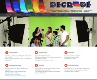 Degrade.com.ar(DEGRADÉ) Screenshot