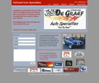 Degraefautospecialties.com(DeGraef Auto Specialties) Screenshot