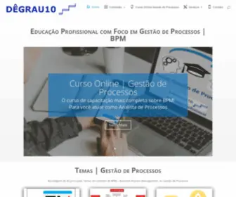 Degrau10.com.br(Educação Profissional Com Foco em Gestão de Processos) Screenshot