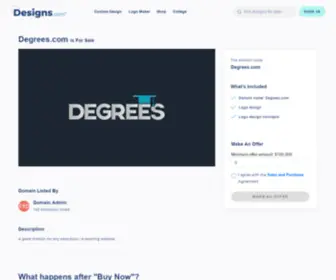 Degrees.com(Designs shop) Screenshot