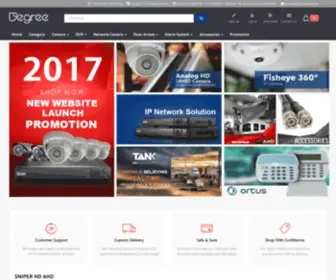 Degreesystem.com(CCTV Camera System) Screenshot