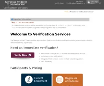 Degreeverify.org(Verification Services) Screenshot