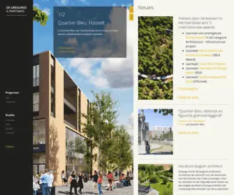 Degregorio.be(DE GREGORIO & PARTNERS) Screenshot