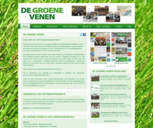 Degroenevenen.nl(De Groene Venen) Screenshot
