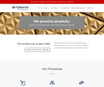 Degroots.com.au(Leading Wills and Estate Lawyers in Australia) Screenshot