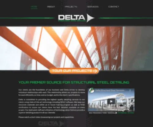 Degroup.com(Delta Structural Steel) Screenshot