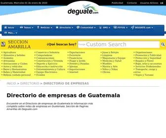 Deguate.com.gt(Directorio de empresas) Screenshot