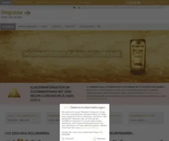 Degussa-Goldhandel.de(Degussa Goldhandel GmbH) Screenshot