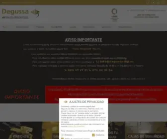 Degussa-MP.es(Spain Website) Screenshot