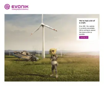 Degussa.com(Evonik Industries) Screenshot