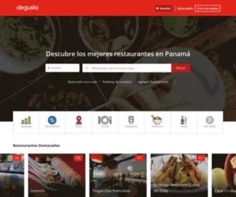 Degustapanama.com(Restaurantes en Panamá) Screenshot
