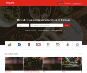 Degustavenezuela.com(Restaurantes en Caracas) Screenshot