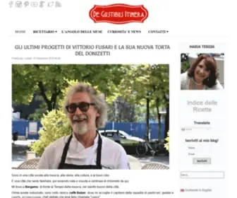 Degustibusitinera.it(Itinerari sul gusto) Screenshot