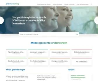 Degynaecoloog.nl(Het) Screenshot