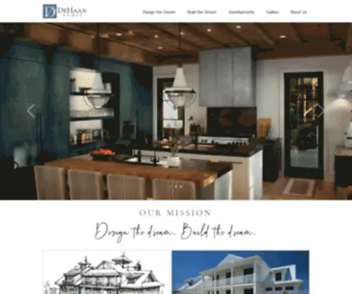 Dehaanhomes.net(Award Winning Builder and Home Design in West Michigan) Screenshot