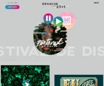 Dehache.mx(Congreso de diseño Gráfico) Screenshot