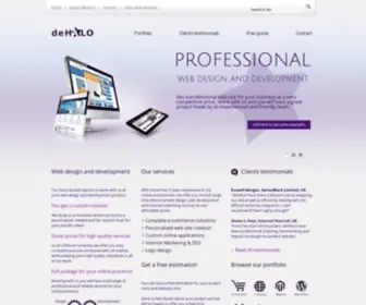 Dehalo.com(Web design) Screenshot