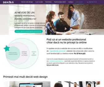 Dehalo.ro(Servicii profesionale de web design) Screenshot