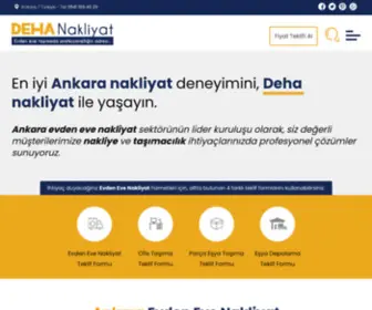 Dehanakliyat.com.tr(Ankara Evden Eve Nakliyat % İndirimli Ev Eşya Taşıma) Screenshot