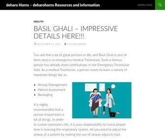 Deharohorns.com(Deharo) Screenshot
