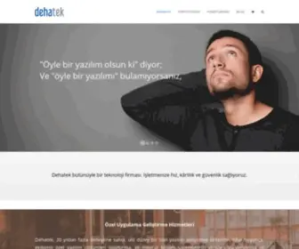 Dehatek.com.tr(Özel Yazılım) Screenshot