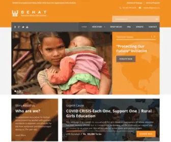 Dehatindia.org(Developmental Association for Human Advancement) Screenshot