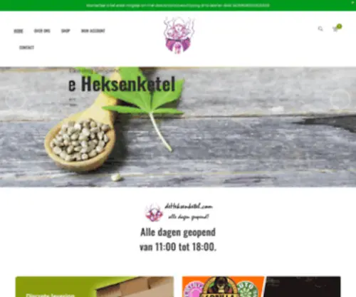 Deheksenketel.com(De Heksenketel) Screenshot