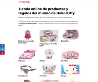 Dehellokittyonline.com(Tienda online de productos y regalos del mundo de Hello Kitty) Screenshot