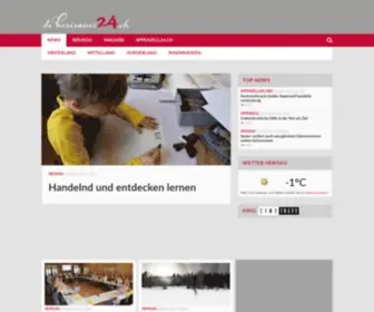 Deherisauer24.ch(Das Newsportal in Herisau und Umgebung) Screenshot