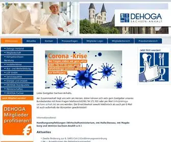 Dehoga-Sachsen-Anhalt.de(Dehoga Sachsen) Screenshot