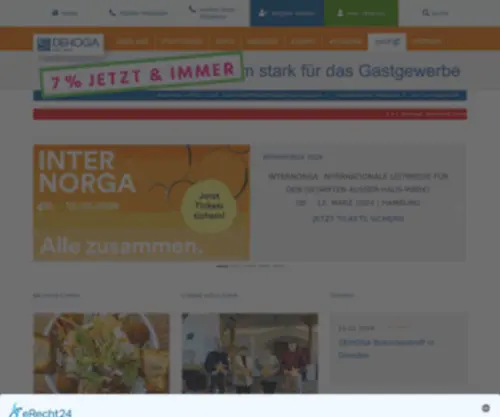 Dehoga-Sachsen.de(Willkommen beim DEHOGA SACHSEN ) Screenshot