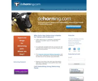 Dehorning.com(Cattle Dehorning) Screenshot