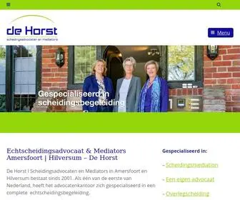 Dehorstadvocaten.nl(De Horst) Screenshot