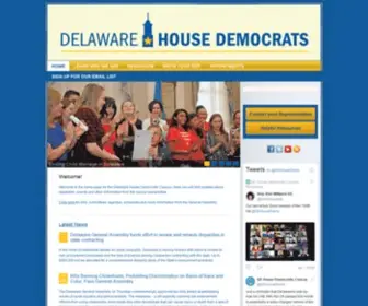 Dehousedems.com(Delaware House Democrats) Screenshot