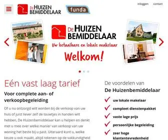 Dehuizenbemiddelaar.nl(De Huizenbemiddelaar) Screenshot