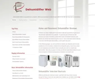Dehumidifierweb.com(Reviews, Top Picks and Comparison) Screenshot